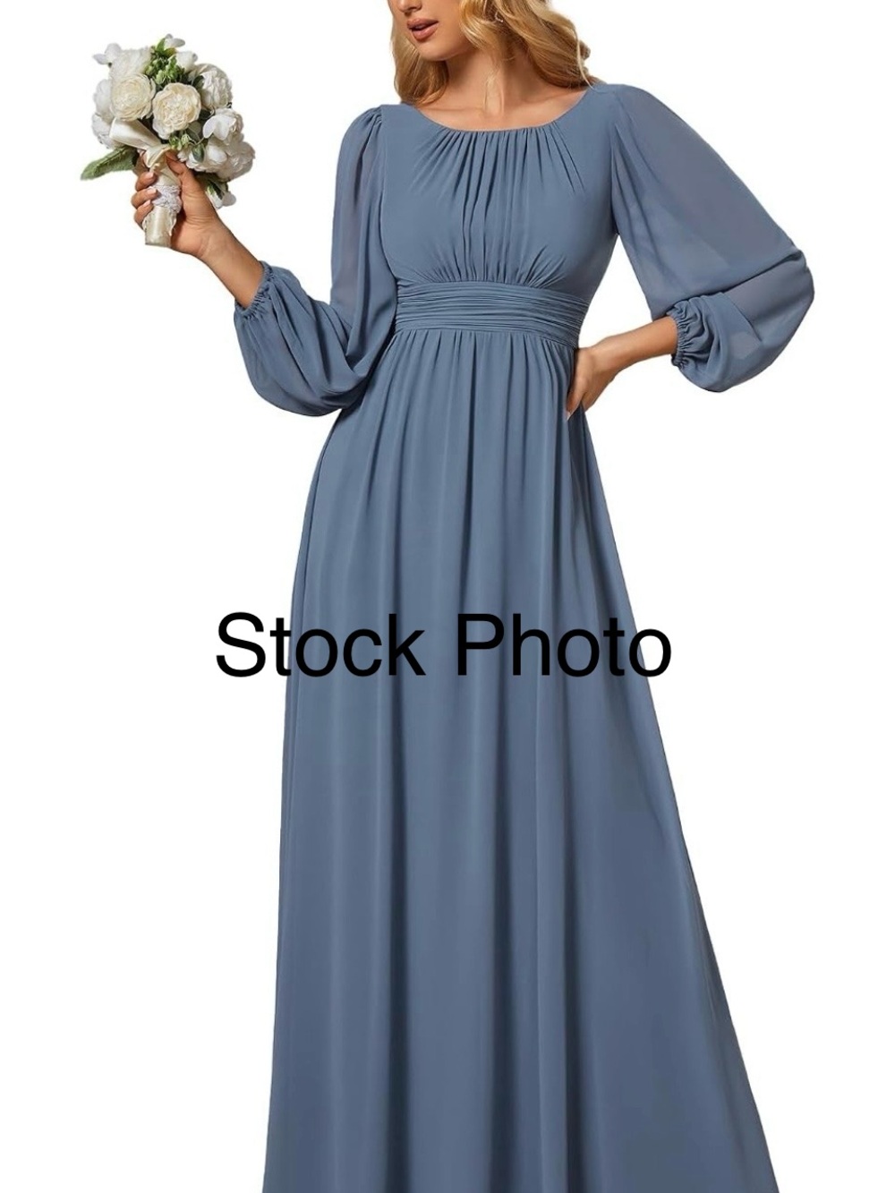 Ever Pretty Women’s Crewneck Long Sleeves Long Floor Length A Line Dress
